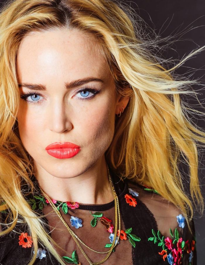 Caity Lotz Red Lips