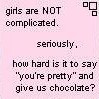 Girls Are Not Complicated