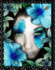 Fantasy Girl blue flowers