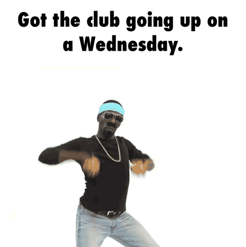 Got the club going up on Wednesday.