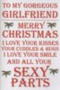 To My Gorgeous Girlfriend Merry Christmas