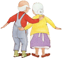 Old dancing Couple