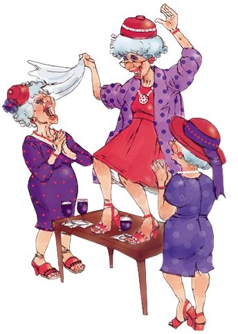 Let's Party! Old ladies