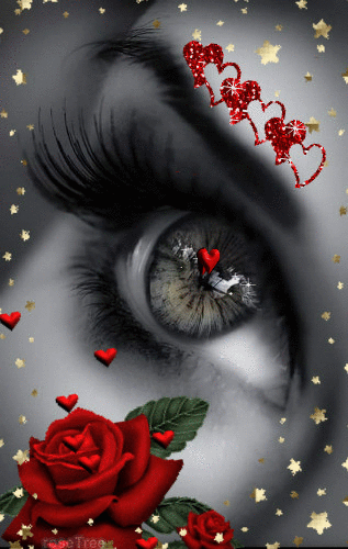 Eye Roses and Hearts
