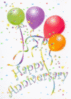 Happy Anniversary -- Balloons