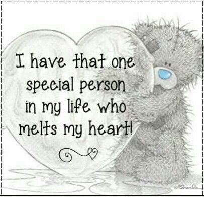 I have that one special person in my life who melts my heart! ♡ Tatty Teddy 