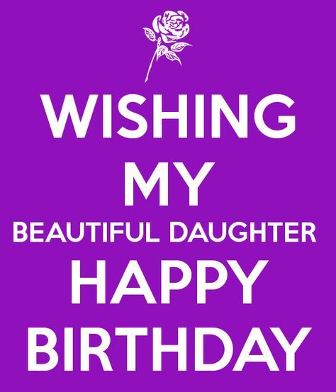 Happy Birthday Daughter