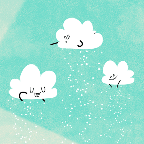 Cute funny clouds