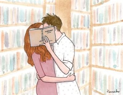 Kiss in the Library