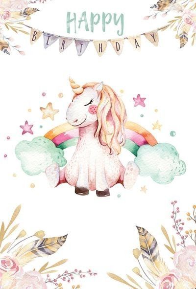 Happy Birthday -- Unicorn
