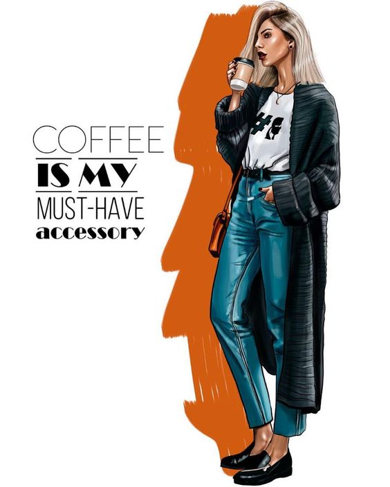 Coffee is my must-have accessory