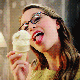 Melissa licking ice cream 