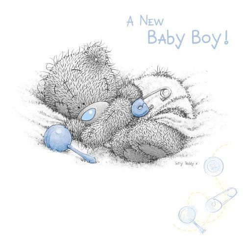 A New Baby Boy! -- Teddy Bear