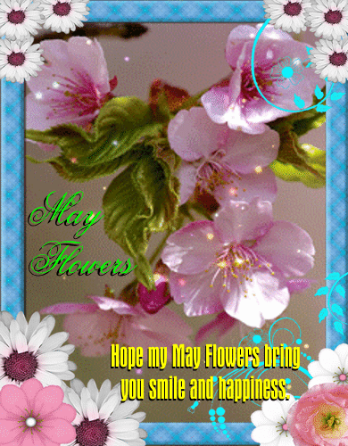 Hope my may flowers bring you smile and happiness