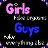 Girls Fake Orgasms