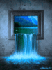 Fantasy Art Waterfall from the wool