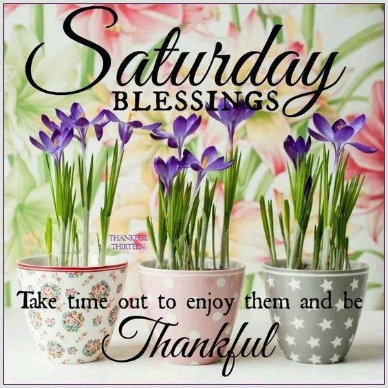 Saturday Blessings