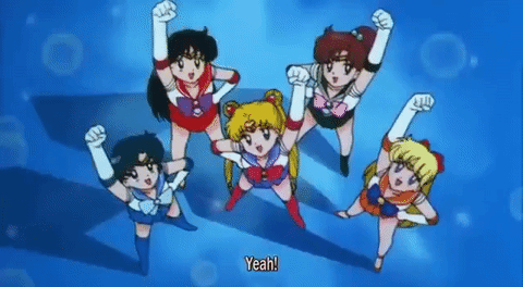 Excited Sailor Moon