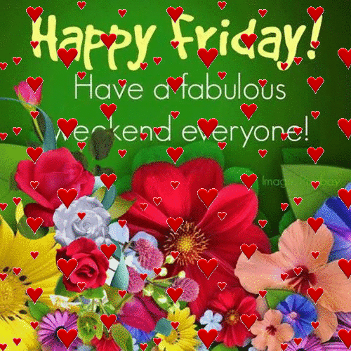 Happy Friday! Have a fabulous weekend everyone!