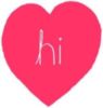 Hi -- Pink Heart 