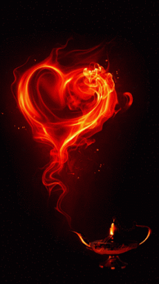 Love Heart Magic Lamp