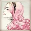 Pink Hair Tattoo Girl