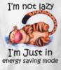 I'm not lazy I'm just in energy saving mode