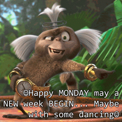 happy Monday dancing