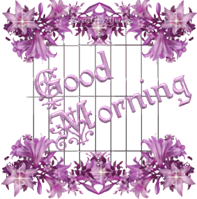 Good Morning Purple Flowers