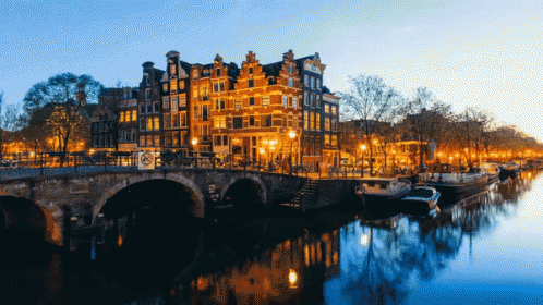 Evening In Amsterdam