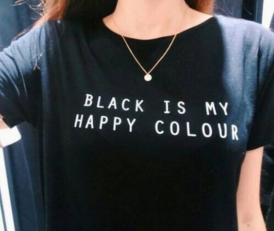 Black is my happy colour