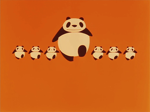 Pandas Hayao Miyazaki Cartoon 