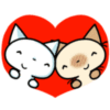 Cute Kittens and heart