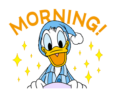 Morning! Donald