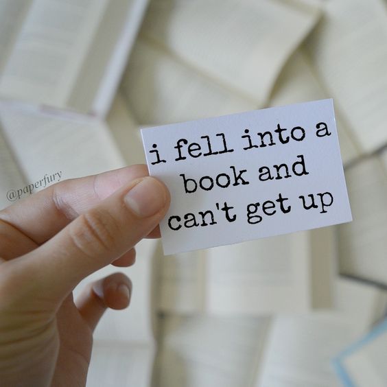 I fell into a book and can't get up