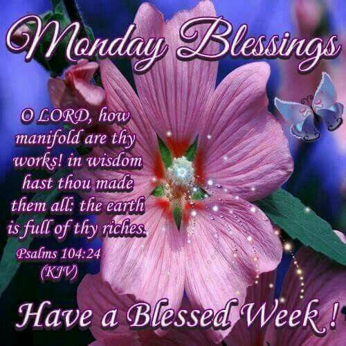 Monday blessings