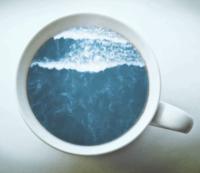 Waves in a cup