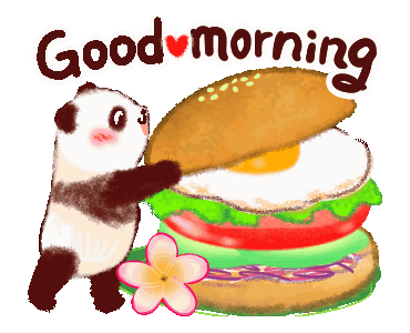 Good Morning Cute Panda
