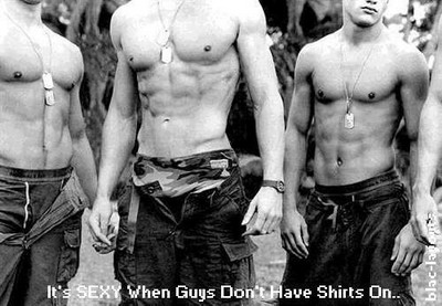 It's Sexy When Guys Don't Have Shirts On