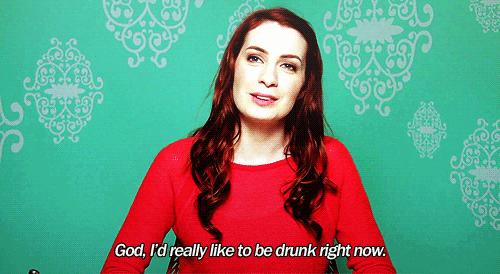 God, I'd really like to be drunk right now.
