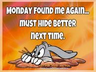 Monday found me again...