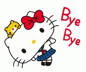 Bye Bye -- Hello Kitty