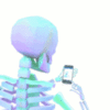 Scull with iphone