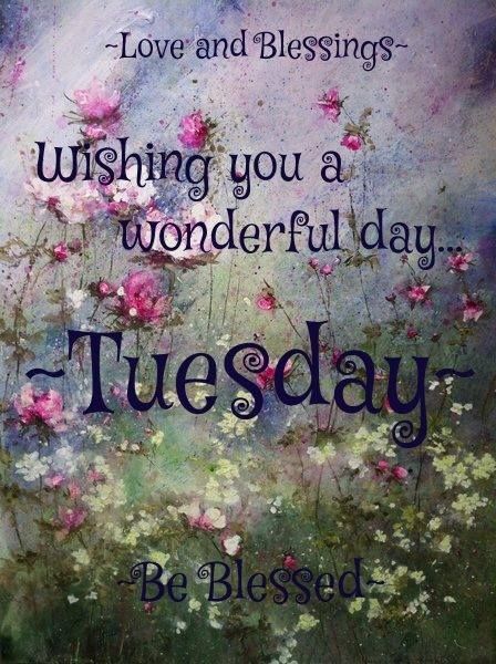 Wishing you a Wonderful Tuesday