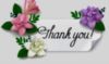 Thank you! -- Flowers