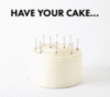 Happy Birthday Have Your Cake...