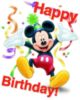 Happy Birthday! -- Mickey Mouse