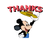 Thanks -- Mickey Mouse