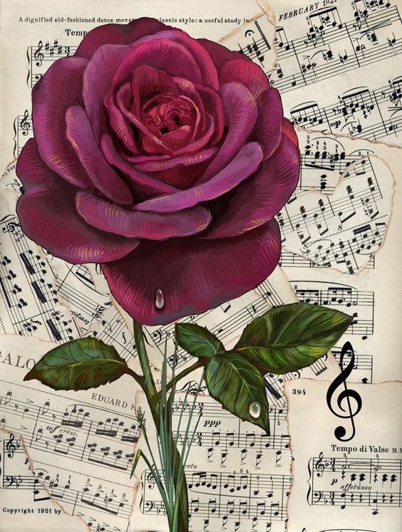 Music and Flower