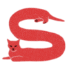 Fantasy Red Long Cat